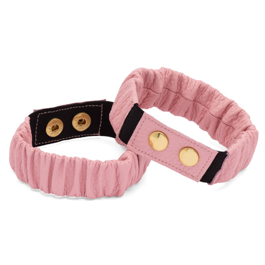 Pink ruched belt